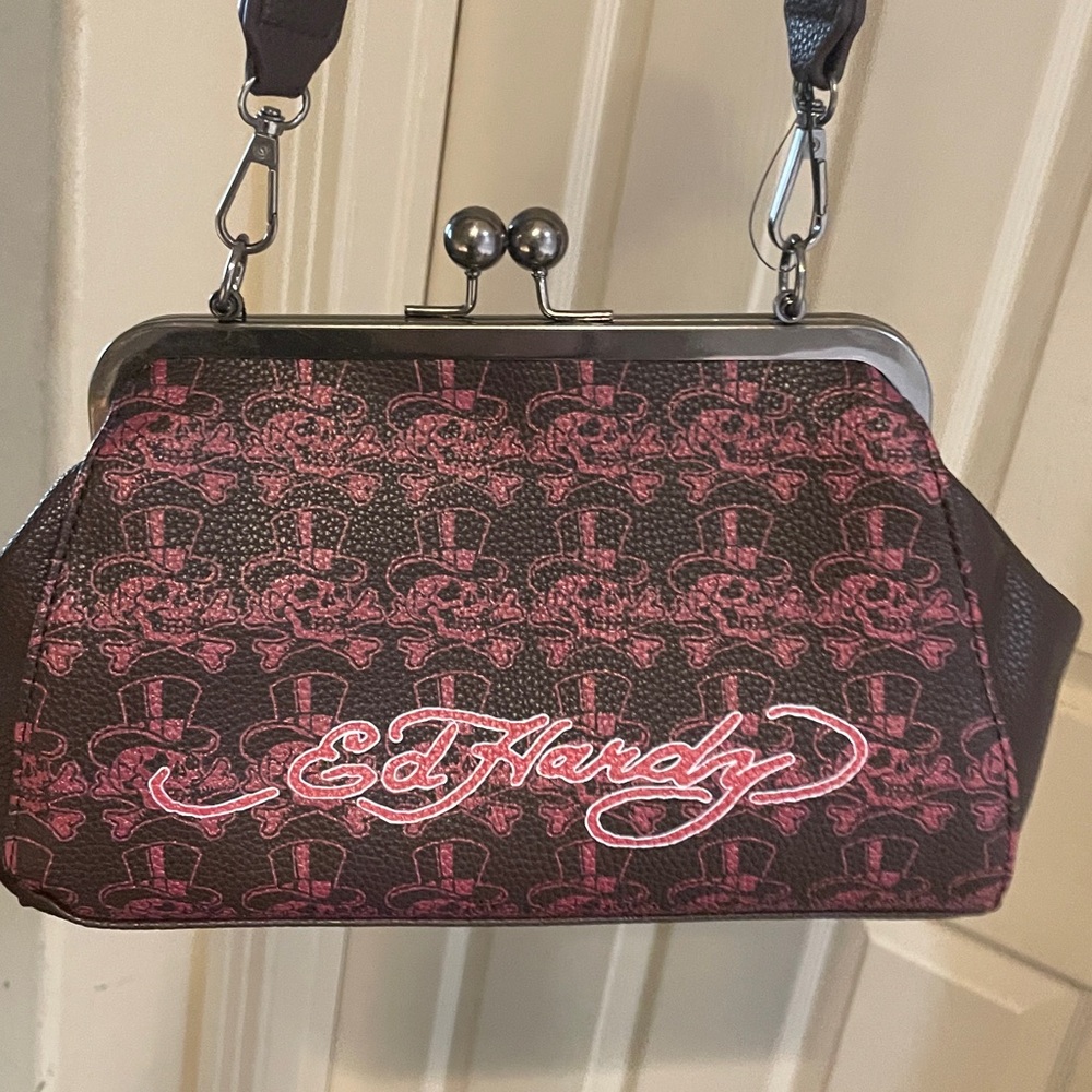 Ed Hardy Tiger & Skull Purse - Picture 4 of 8